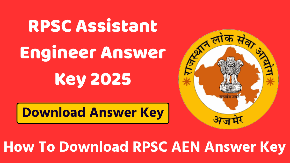 RPSC Assistant Engineer Answer Key 2025